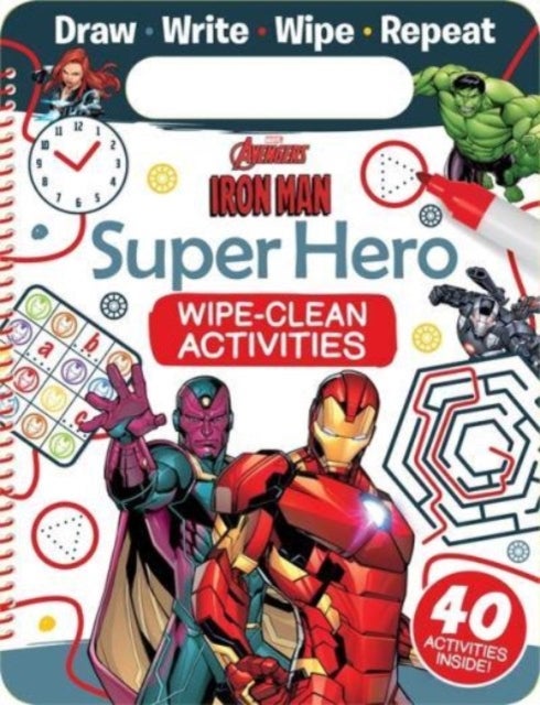 Bilde av Marvel Avengers Iron Man: Super Hero Wipe-clean Activities Av Marvel Entertainment International Ltd