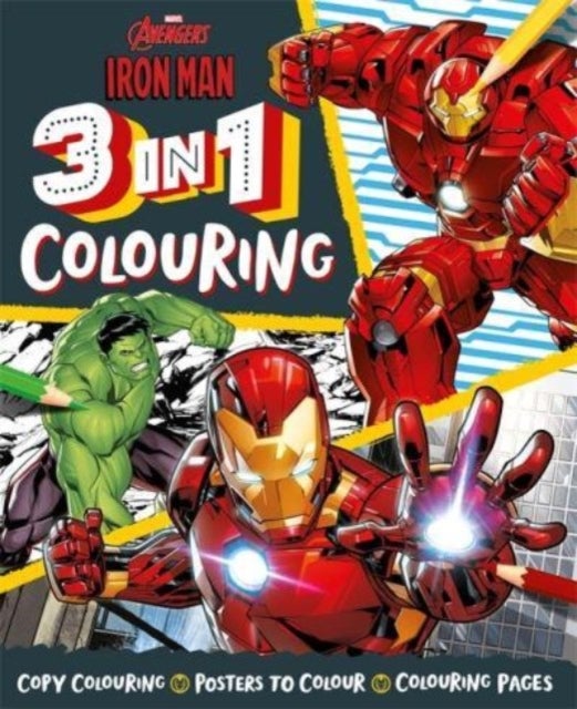Bilde av Marvel Avengers Iron Man: 3 In 1 Colouring Av Marvel Entertainment International Ltd