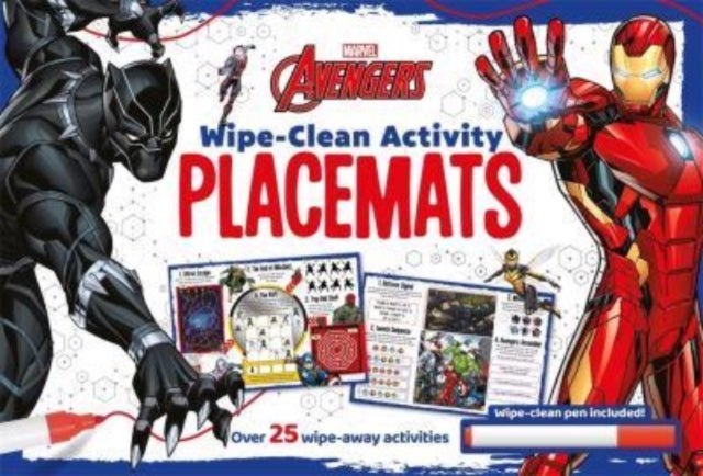 Bilde av Marvel Avengers: Wipe-clean Activity Placemats Av Marvel Entertainment International Ltd
