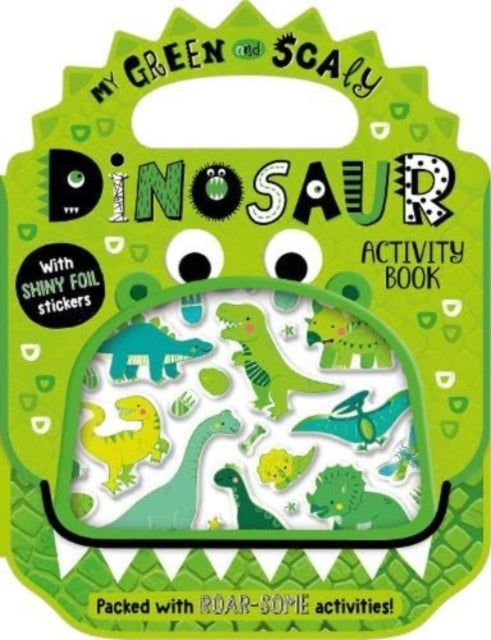 Bilde av Shiny Stickers My Green And Scaly Dinosaur Activity Book Av Alexandra Robinson