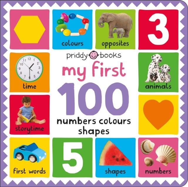 Bilde av My First 100 Numbers Colours Shapes Av Roger Priddy, Priddy Books