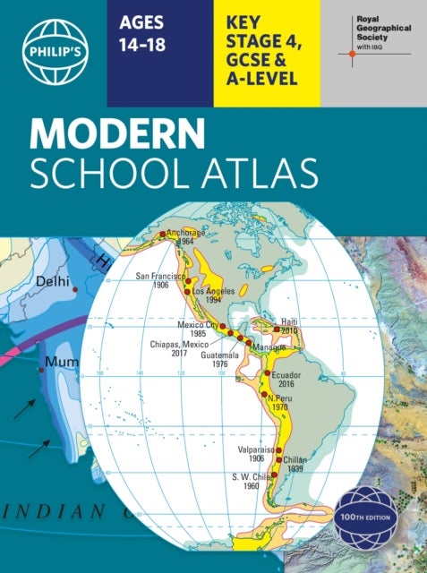 Bilde av Philip&#039;s Rgs Modern School Atlas Av Philip&#039;s Maps