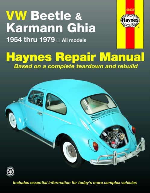 Bilde av Volkswagen Vw Beetle &amp; Karmann Ghia (1954-1979) Haynes Repair Manual (usa) Av Haynes Publishing