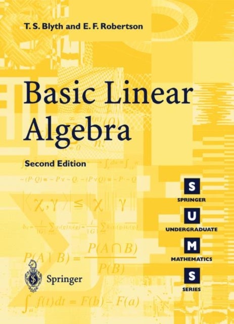 Bilde av Basic Linear Algebra Av T.s. Blyth, E.f. Robertson