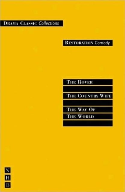 Bilde av Restoration Comedy: Three Plays Av Aphra Behn, William Congreve, William Wycherley