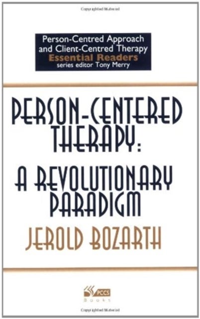 Bilde av Person-centred Therapy Av Jerold Bozarth