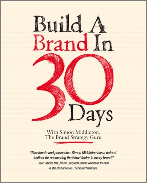 Bilde av Build A Brand In 30 Days Av Simon (norwich Uk) Middleton
