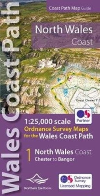 Bilde av North Wales Coast Path Map