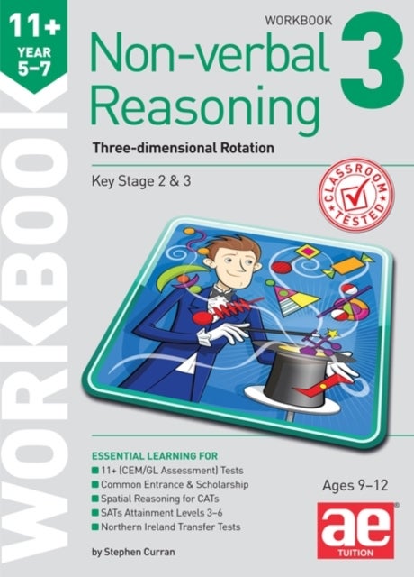 Bilde av 11+ Non-verbal Reasoning Year 5-7 Workbook 3 Av Stephen C. Curran, Natalie Knowles, Andrea F. Richardson