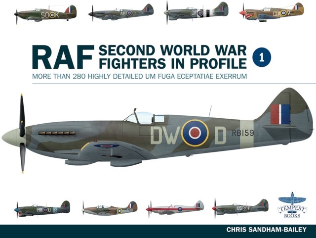 Bilde av Raf Second World War Fighters In Profile Av Chris Sandham-bailey