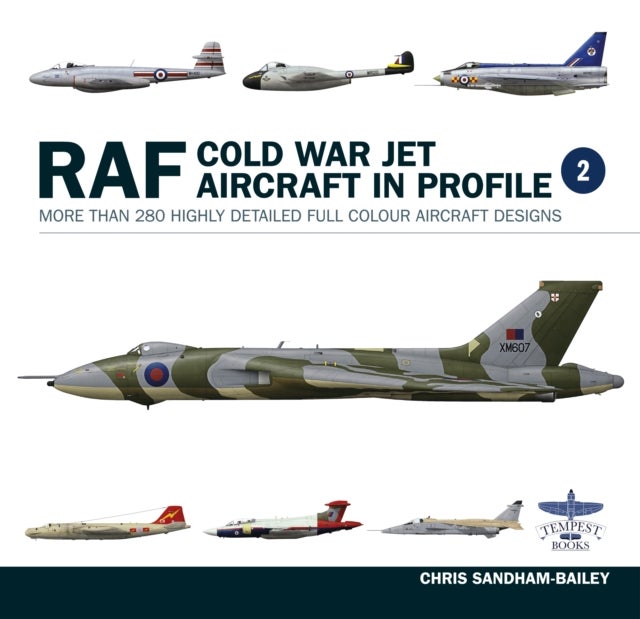 Bilde av Raf Cold War Jet Aircraft In Profil Vol2 Av Chris Sandham-bailey