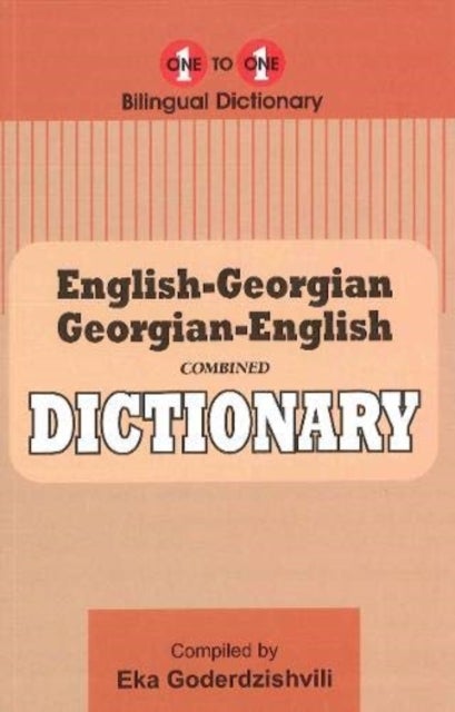 Bilde av English-georgian &amp; Georgian-english One-to-one Dictionary (exam-suitable) Av E Goderdzishvili