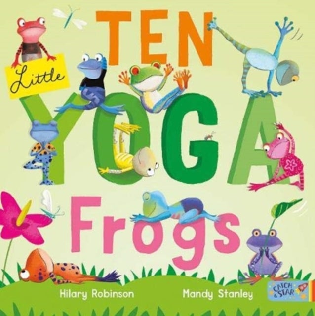 Bilde av Ten Little Yoga Frogs Av Hilary Robinson