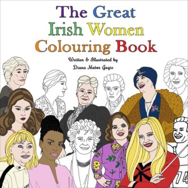 Bilde av The Great Irish Women Colouring Book Av Diana Matos Gagic