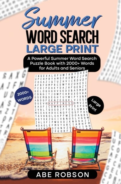 Bilde av Summer Word Search Large Print Av Abe Robson