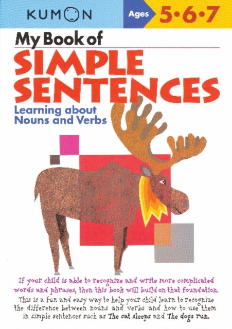 Bilde av My Book Of Simple Sentences: Nouns And Verbs Av Kumon