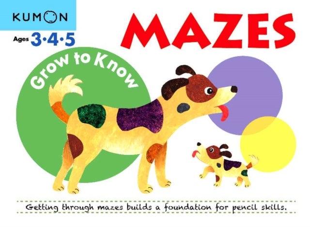 Bilde av Grow To Know: Mazes (ages 3 4 5) Av Kumon