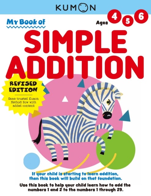 Bilde av My Book Of Simple Addition (revised Edition) Av Kumon Publishing