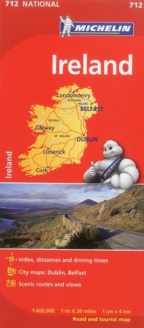 Bilde av Ireland - Michelin National Map 712 Av Michelin