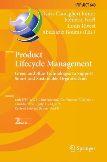 Bilde av Product Lifecycle Management. Green And Blue Technologies To Support Smart And Sustainable Organizat