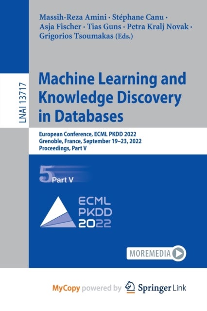 Bilde av Machine Learning And Knowledge Discovery In Databases