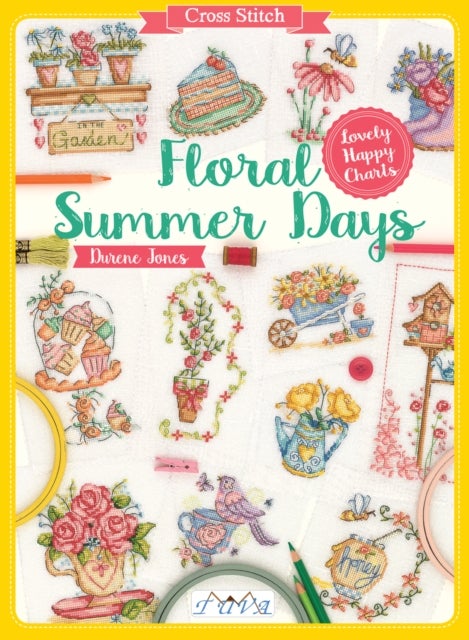 Bilde av Cross Stitch: Floral Summer Days Av Durene Jones