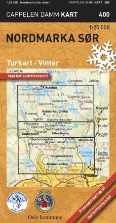 Nordmarka sør - turkart - vinter