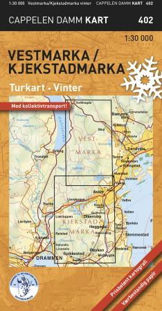 Vestmarka/Kjekstadmarka - turkart - vinter
