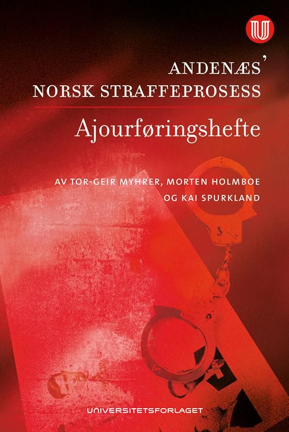 Bilde av Andenæs&#039; Norsk Straffeprosess Av Morten Holmboe, Tor-geir Myhrer, Kai Spurkland