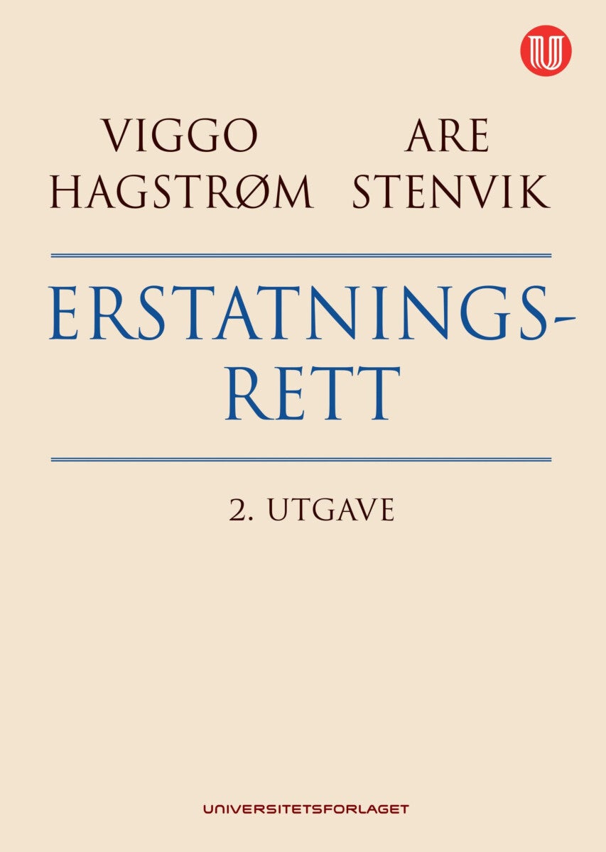 Bilde av Erstatningsrett Av Viggo Hagstrøm, Are Stenvik