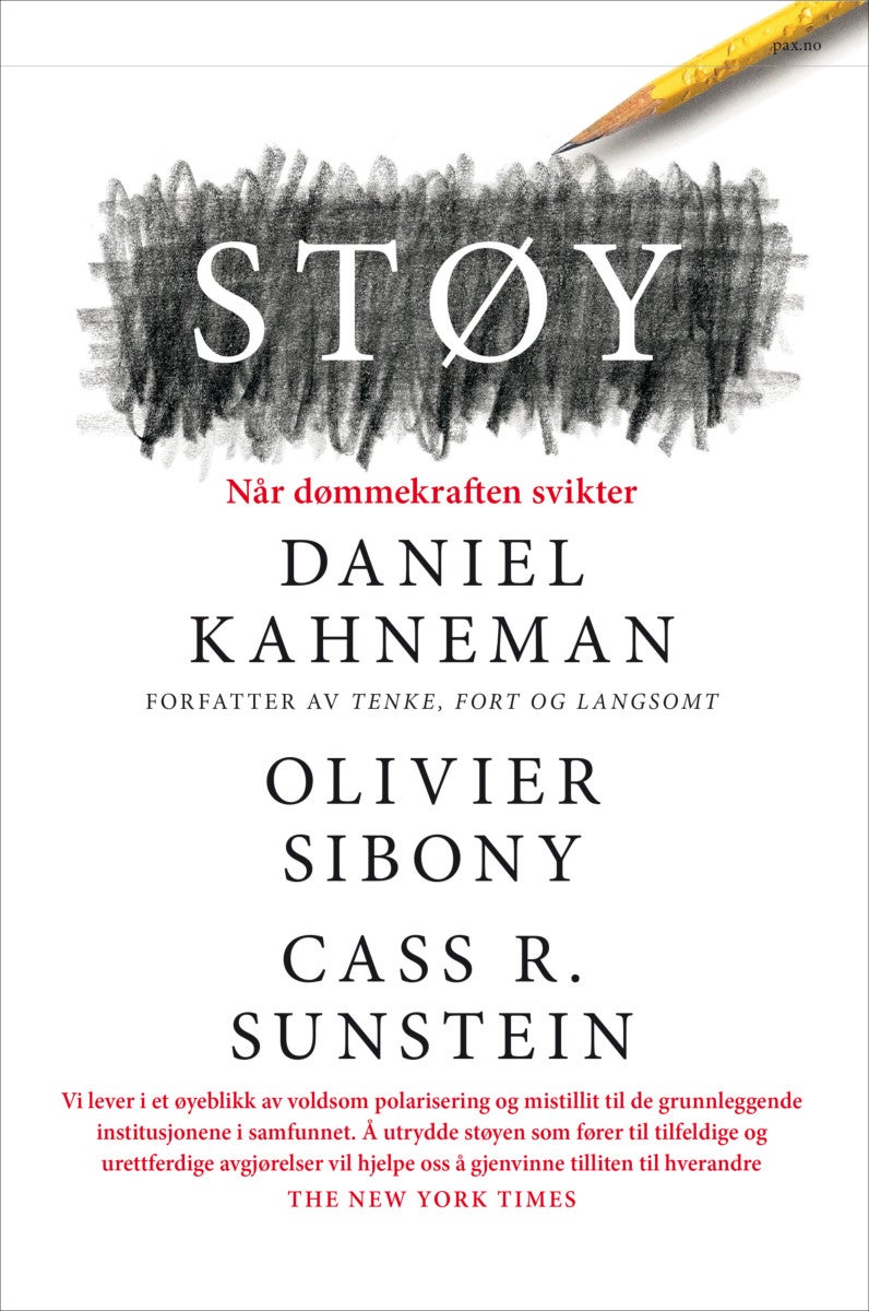 Bilde av Støy Av Daniel Kahneman, Olivier Sibony, Cass R. Sunstein