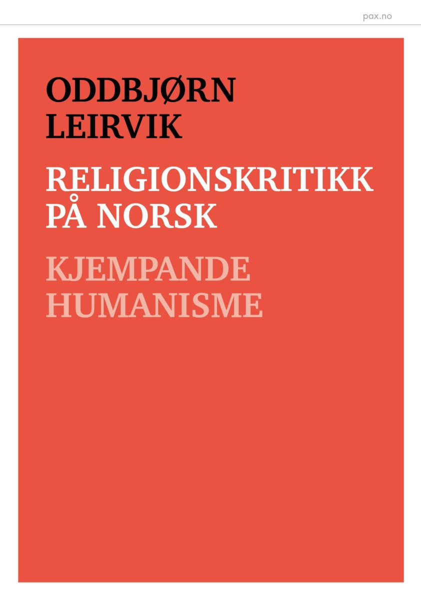 Bilde av Religionskritikk På Norsk Av Oddbjørn Leirvik