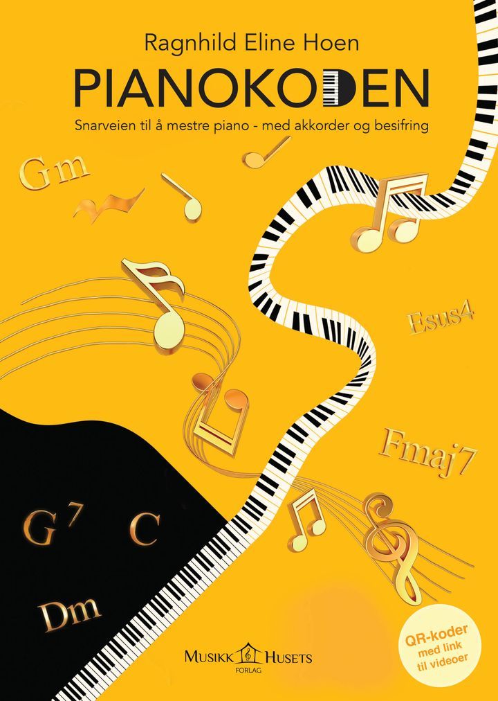 Pianokoden - snarveien til å mestre piano - med akkorder og besifring