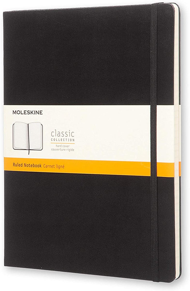Moleskine Notatbok Linjert Sort XL