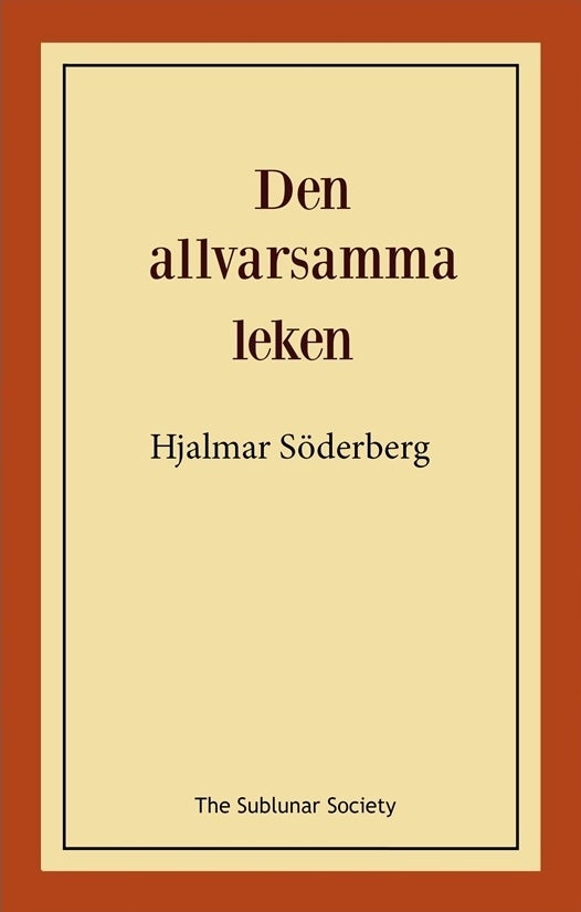 Den allvarsamma leken