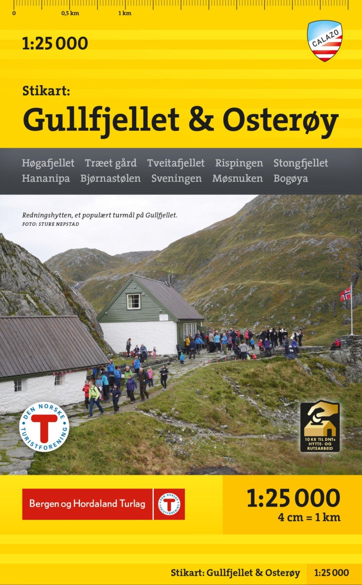 Stikart Gullfjellet & Osterøy