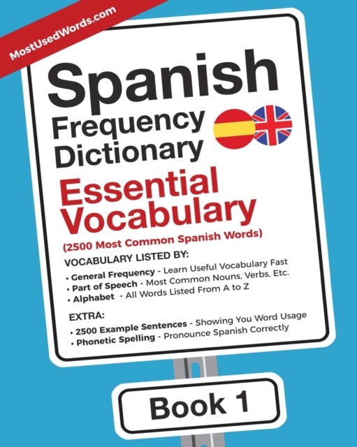 Bilde av Spanish Frequency Dictionary - Essential Vocabulary Av Mostusedwords