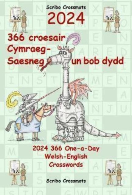 Bilde av 2024 366 Croesair Cymraeg-saesneg Un Bob Dydd / One-a-day Welsh-english Crosswords Av Keith Paul Lucas