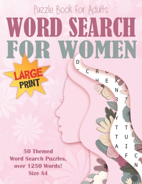 Bilde av Word Search Puzzle Book For Women Large Print Size A4 Av A K Ross