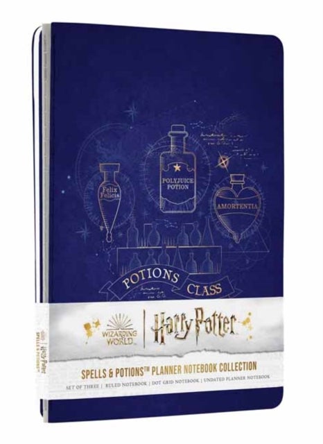 Bilde av Harry Potter: Spells And Potions Planner Notebook Collection (set Of 3) Av Insight Editions