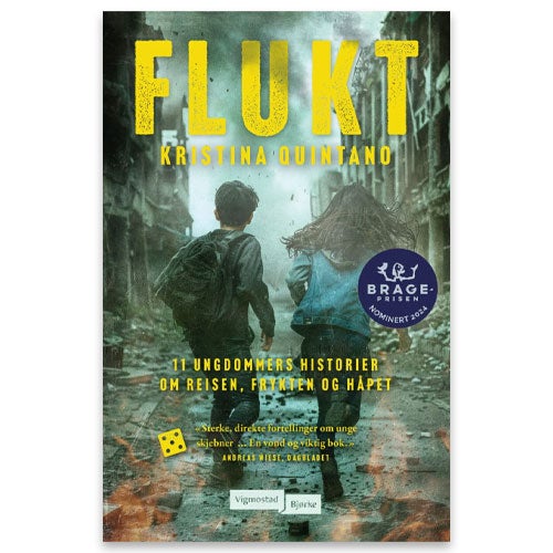 Flukt Brageprisvinner 2024 Flukt - 11 ungdommers historier om reisen, frykten og håpet av Kristina Quintano