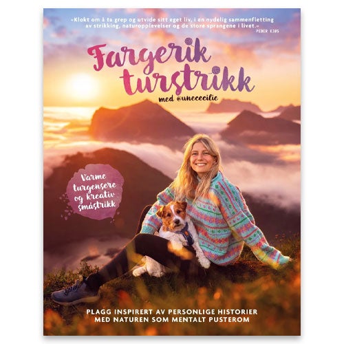 Fargerik turstrikk Fargerik turstrikk med @unececilie - varme turgensere og kreativ småstrikk