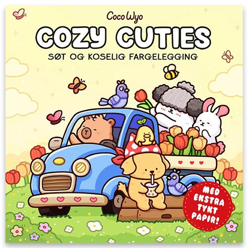 Cozy Cuties Cozy Cuties Søt og Koselig Fargelegging - Cozy fargelegging fra Coco Wyo