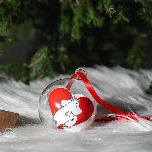 Julekule Gave til kjæreste: Julekule Mummi Hjerte