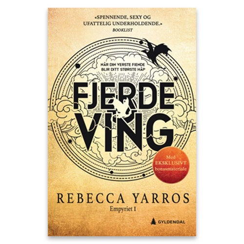 Fjerde ving Bøker av Rebecca Yarros på Norsk: Fourth Wing og Iron Flame
