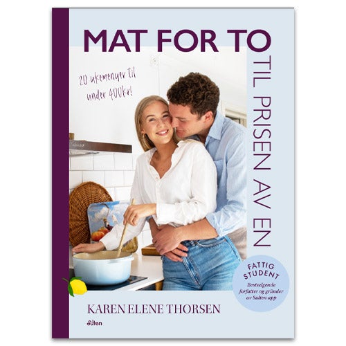 Kokebøker Mat for to, til prisen av en av Karen Elene Thorsen