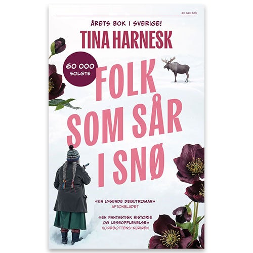Folk som sår i snø Samisk bok Folk som sår i snø av Tina Harnesk