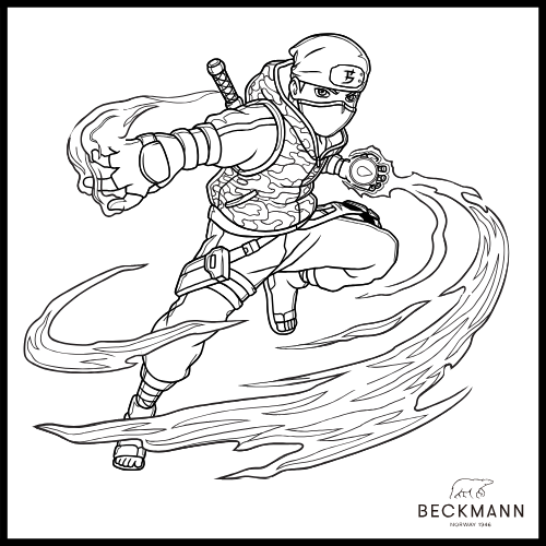 Tegneark Ninja Master Tegneark Ninja Master